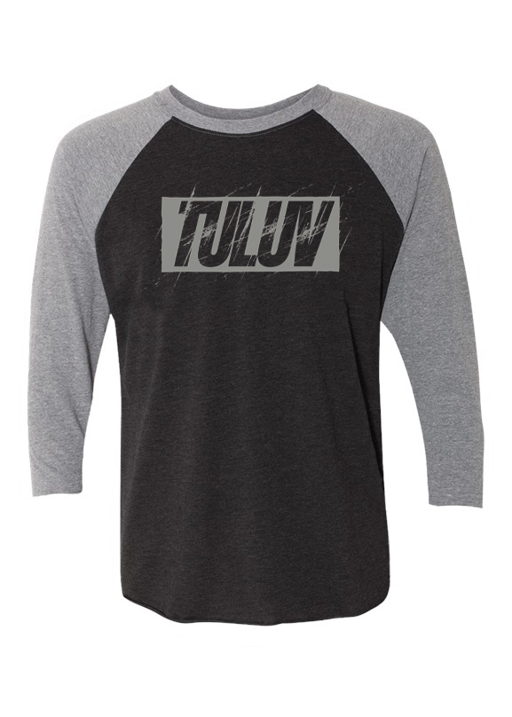 distressed raglan tee