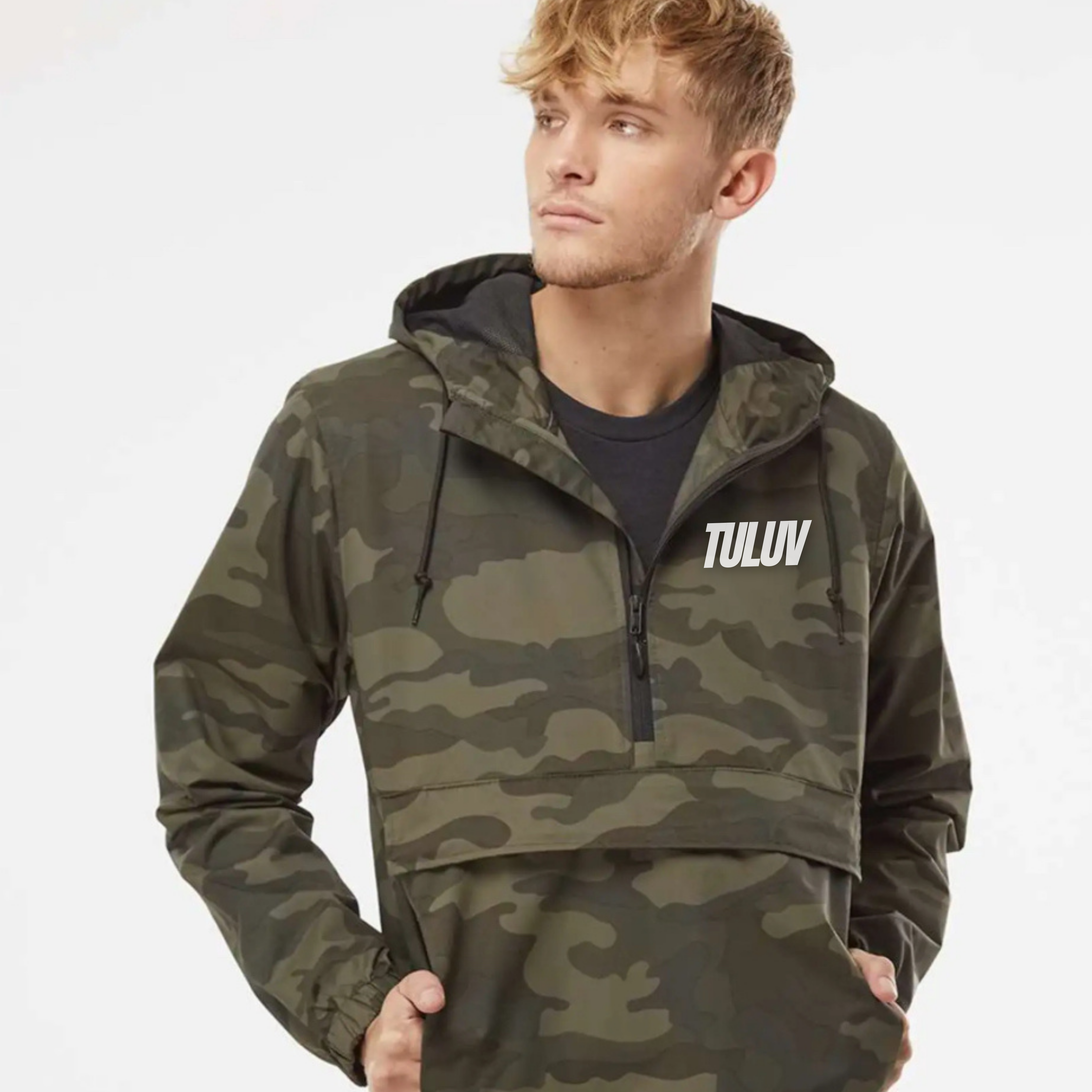 camo windbreaker