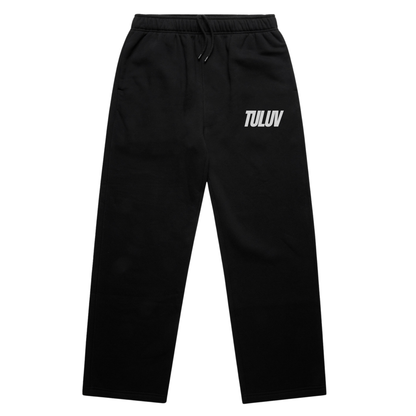 cuffless relaxed track pant