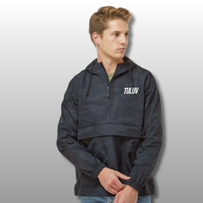 camo windbreaker